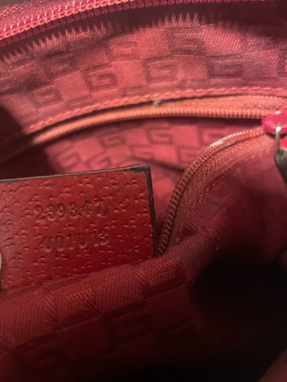 Gucci White GG Love Heart Tattoo Collection Crossbody Bag